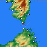 Nearby Forecast Locations - Capo Pertusato - mapa