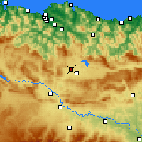 Nearby Forecast Locations - Vitoria-Gasteiz - mapa