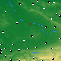 Nearby Forecast Locations - Warendorf - mapa