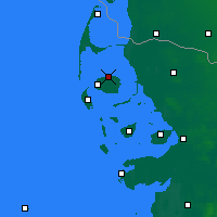 Nearby Forecast Locations - Wyspy Północnofryzyjskie - mapa
