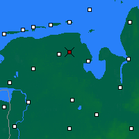 Nearby Forecast Locations - Jever - mapa