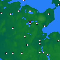 Nearby Forecast Locations - Plön - mapa