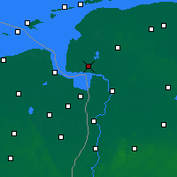 Nearby Forecast Locations - Emden - mapa