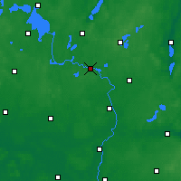 Nearby Forecast Locations - Fürstenberg/Havel - mapa