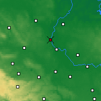 Nearby Forecast Locations - Magdeburg - mapa