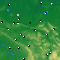 Nearby Forecast Locations - Minden - mapa