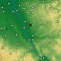Nearby Forecast Locations - Bergisch Gladbach - mapa