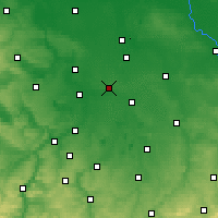 Nearby Forecast Locations - Schkeuditz - mapa