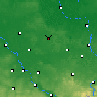 Nearby Forecast Locations - Finsterwalde - mapa