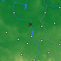 Nearby Forecast Locations - Chociebuż - mapa