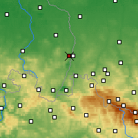 Nearby Forecast Locations - Görlitz - mapa