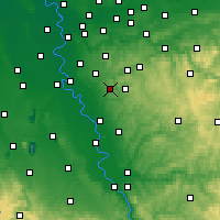 Nearby Forecast Locations - Solingen - mapa
