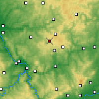 Nearby Forecast Locations - Westerwald - mapa