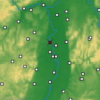 Nearby Forecast Locations - Wormacja - mapa