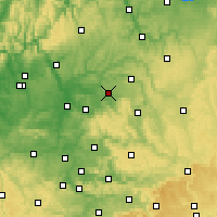 Nearby Forecast Locations - Öhringen - mapa