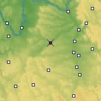 Nearby Forecast Locations - Illesheim - mapa