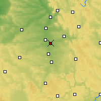 Nearby Forecast Locations - Norymberga - mapa