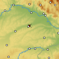 Nearby Forecast Locations - Gottfrieding - mapa