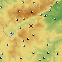 Nearby Forecast Locations - Karlowe Wary - mapa