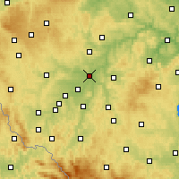 Nearby Forecast Locations - Pilzno - mapa