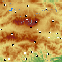 Nearby Forecast Locations - Szczyrbskie Jezioro - mapa