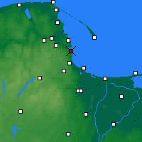 Nearby Forecast Locations - Gdynia - mapa