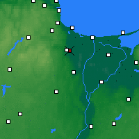 Nearby Forecast Locations - Pruszcz Gdański - mapa