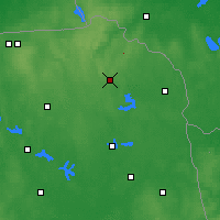 Nearby Forecast Locations - Suwałki - mapa