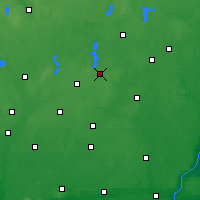 Nearby Forecast Locations - Chojnice - mapa