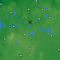 Nearby Forecast Locations - Olsztyn - mapa