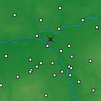 Nearby Forecast Locations - Legionowo - mapa