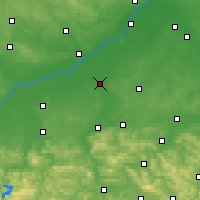 Nearby Forecast Locations - Mielec - mapa