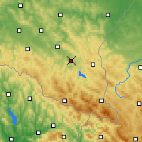 Nearby Forecast Locations - Lesko - mapa