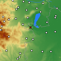 Nearby Forecast Locations - Sopron - mapa