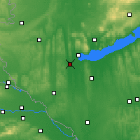 Nearby Forecast Locations - Sarmellek IAP - mapa