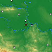 Nearby Forecast Locations - miejska Surčin - mapa