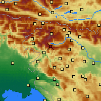 Nearby Forecast Locations - Vogel - mapa