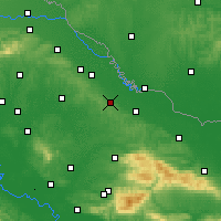Nearby Forecast Locations - Bilogora - mapa