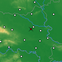 Nearby Forecast Locations - Čepin - mapa