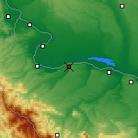 Nearby Forecast Locations - Łom - mapa