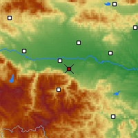 Nearby Forecast Locations - Krumowo - mapa