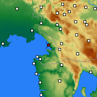 Nearby Forecast Locations - Triest - mapa