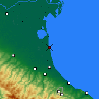 Nearby Forecast Locations - Rawenna - mapa