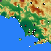 Nearby Forecast Locations - Grazzanise - mapa