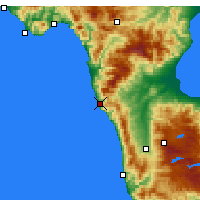 Nearby Forecast Locations - Bonifati - mapa