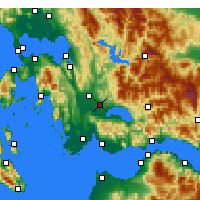Nearby Forecast Locations - Agrinio - mapa