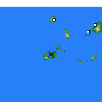 Nearby Forecast Locations - Adamas - mapa