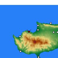 Nearby Forecast Locations - Kserowunos - mapa