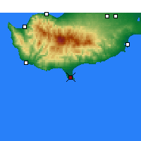 Nearby Forecast Locations - Limassol - mapa