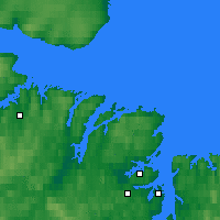 Nearby Forecast Locations - Cypnawołok - mapa